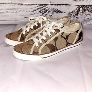 Coach Dalia Tan/brown sneakers 7
